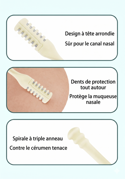 PocketTrim Pro – L'accessoire rotatif de précision pour les poils du nez et des oreilles