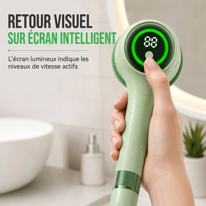 SpaBrush – La brosse de bain électrique à long manche ergonomique