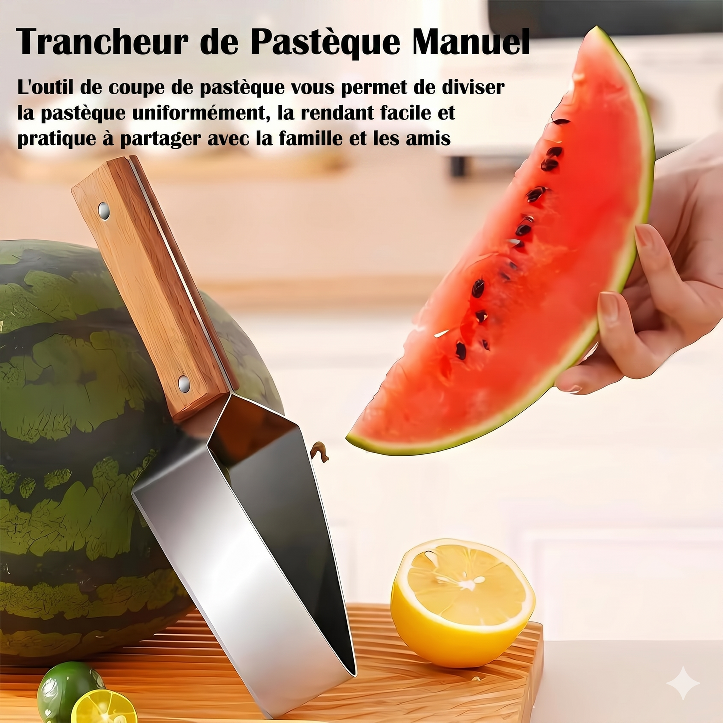 MelonMaster – L'ustensile de cuisine multifonction indispensable pour trancher tous vos fruits estivaux