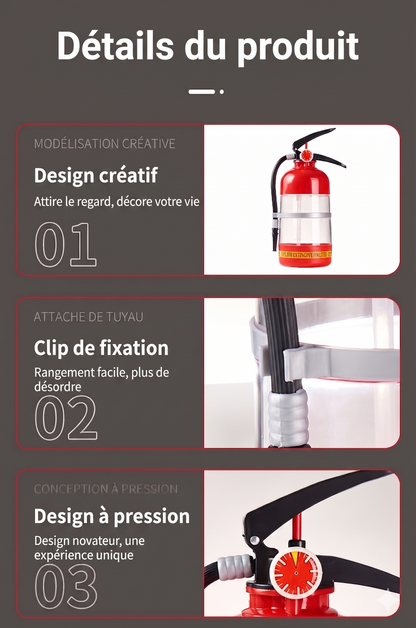 ExtinguiServe – Le distributeur de boissons original en forme d'extincteur