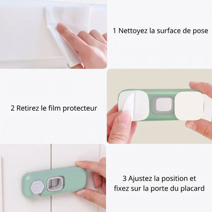 BabyLock 360 – Le bloque-porte discret pour placards et frigos