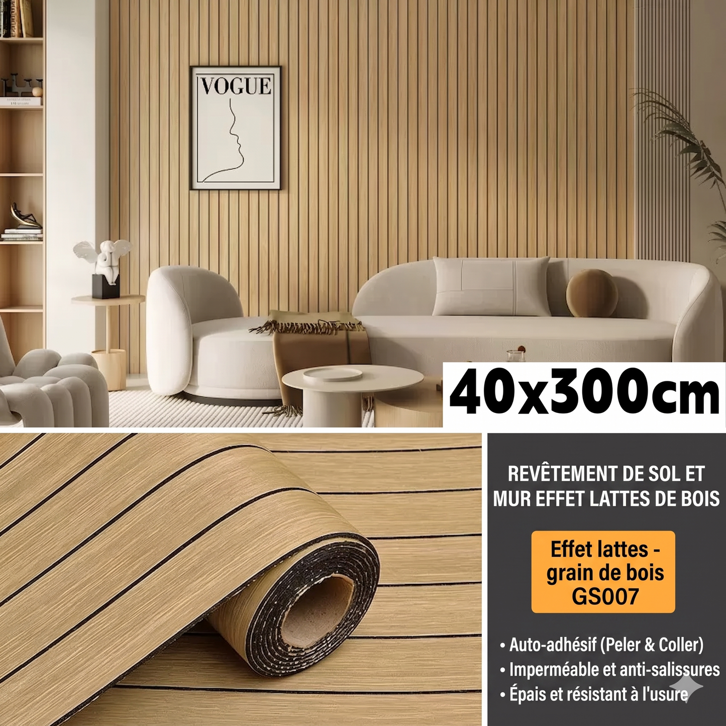 Woodline 3D Pro – Les panneaux muraux texturés pour un intérieur chaleureux et moderne