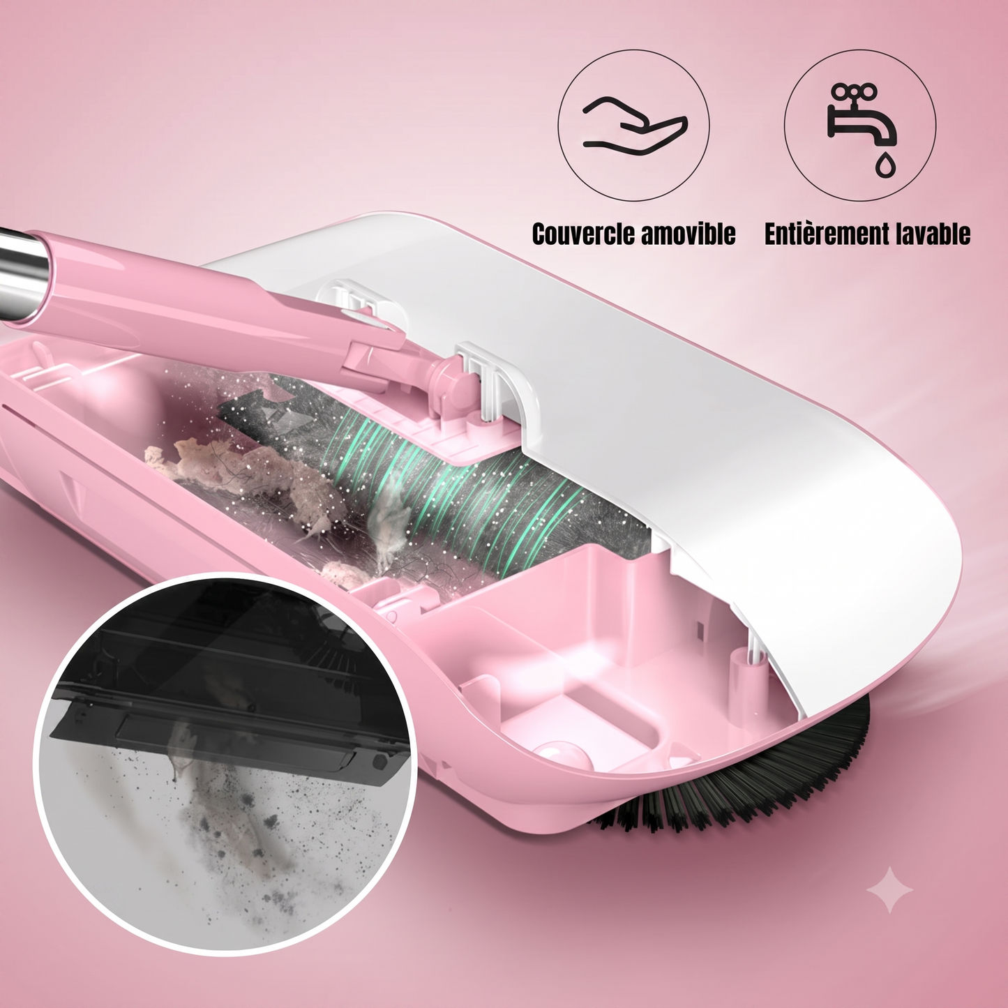 CleanBot 360 – Le nettoyeur intelligent multifonction 3-en-1