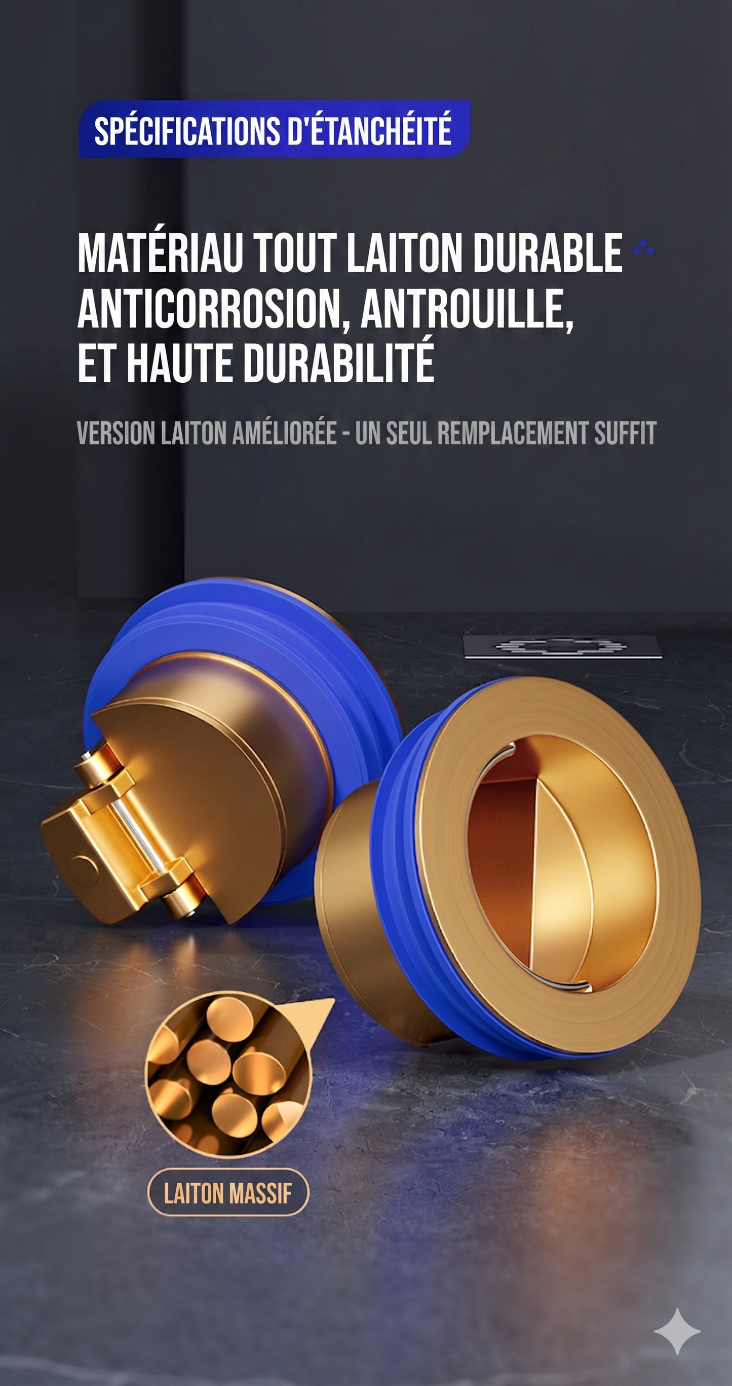 OdorBlock Pro – La valve de vidange anti-odeurs universelle pour une maison saine