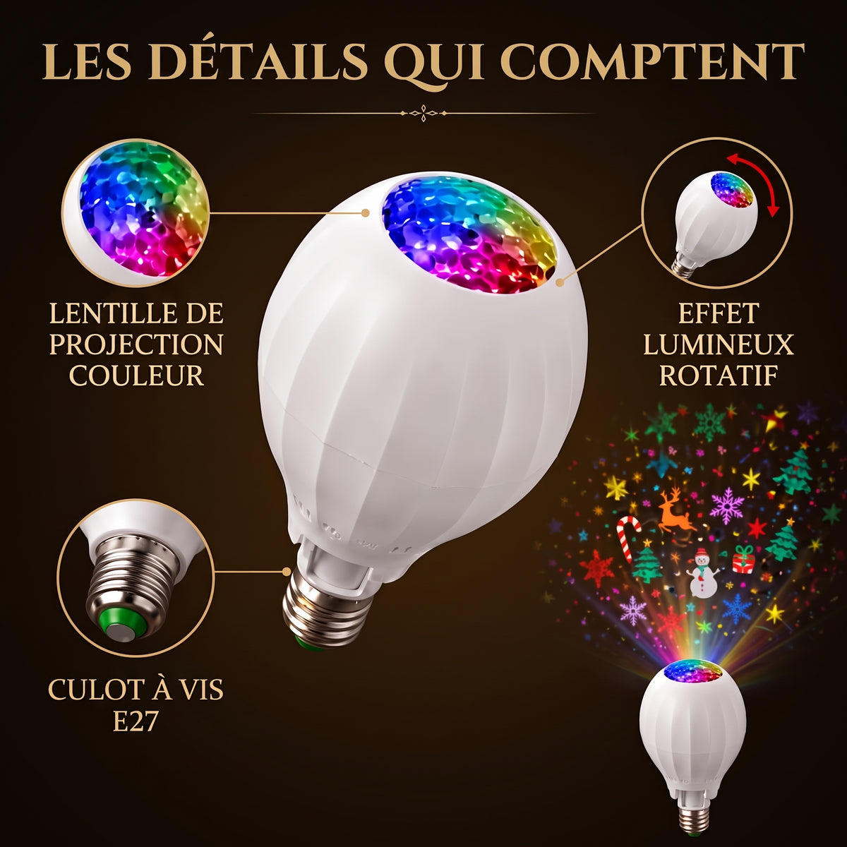 Magie de Noël – Créez une ambiance féerique sans aucun fil.