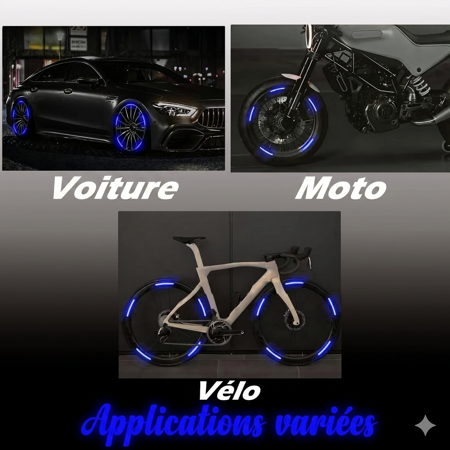 VisionRim – La bande ultra-réfléchissante pour une visibilité exceptionnelle de vos roues