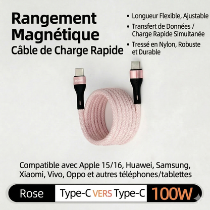 MagCord™ – Charge rapide sans nœuds pour tous vos appareils