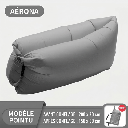 TerraVague™ – Sofa gonflable polyvalent pour terre et mer