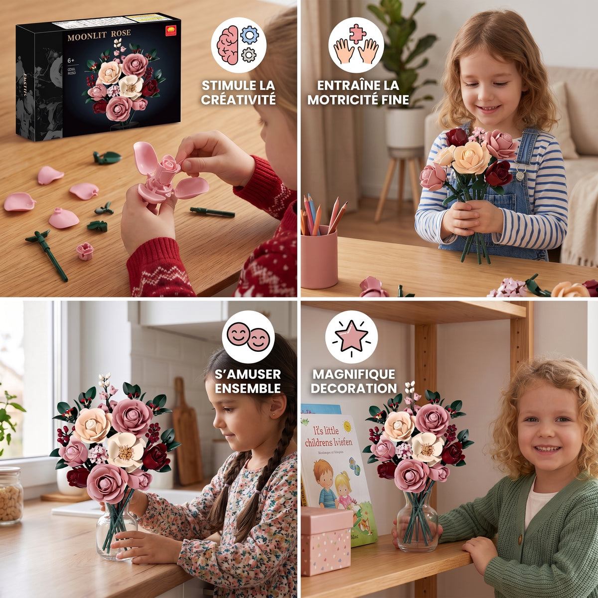 BrickBloom – Le bouquet floral en briques à construire soi-même
