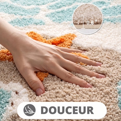DryStep – Tapis en velours Ultra-absorbant et antidérapant, convient pour la salle de bain, la chambre et le couloir