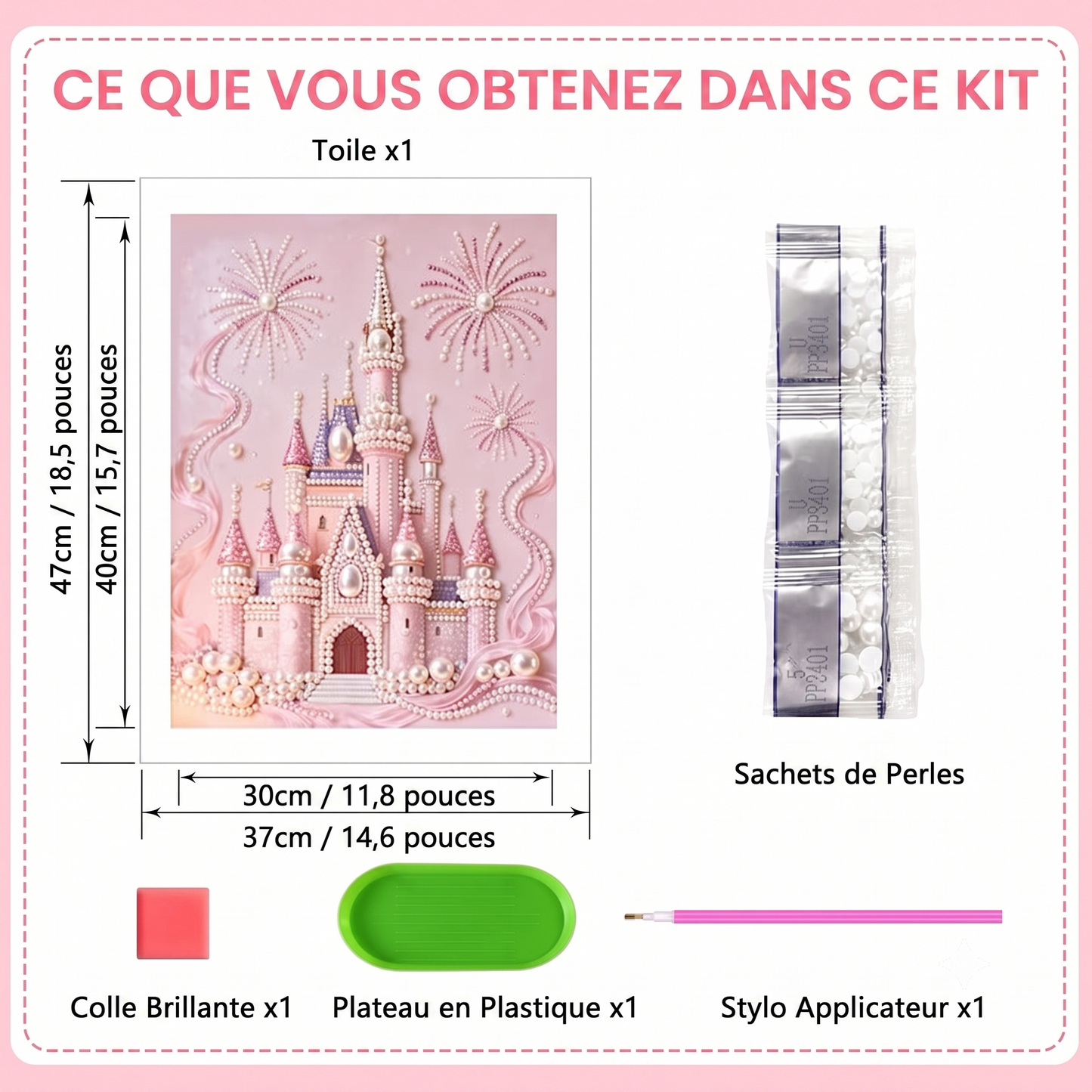 CrystalArt – Le kit de création d'art scintillant personnalisé