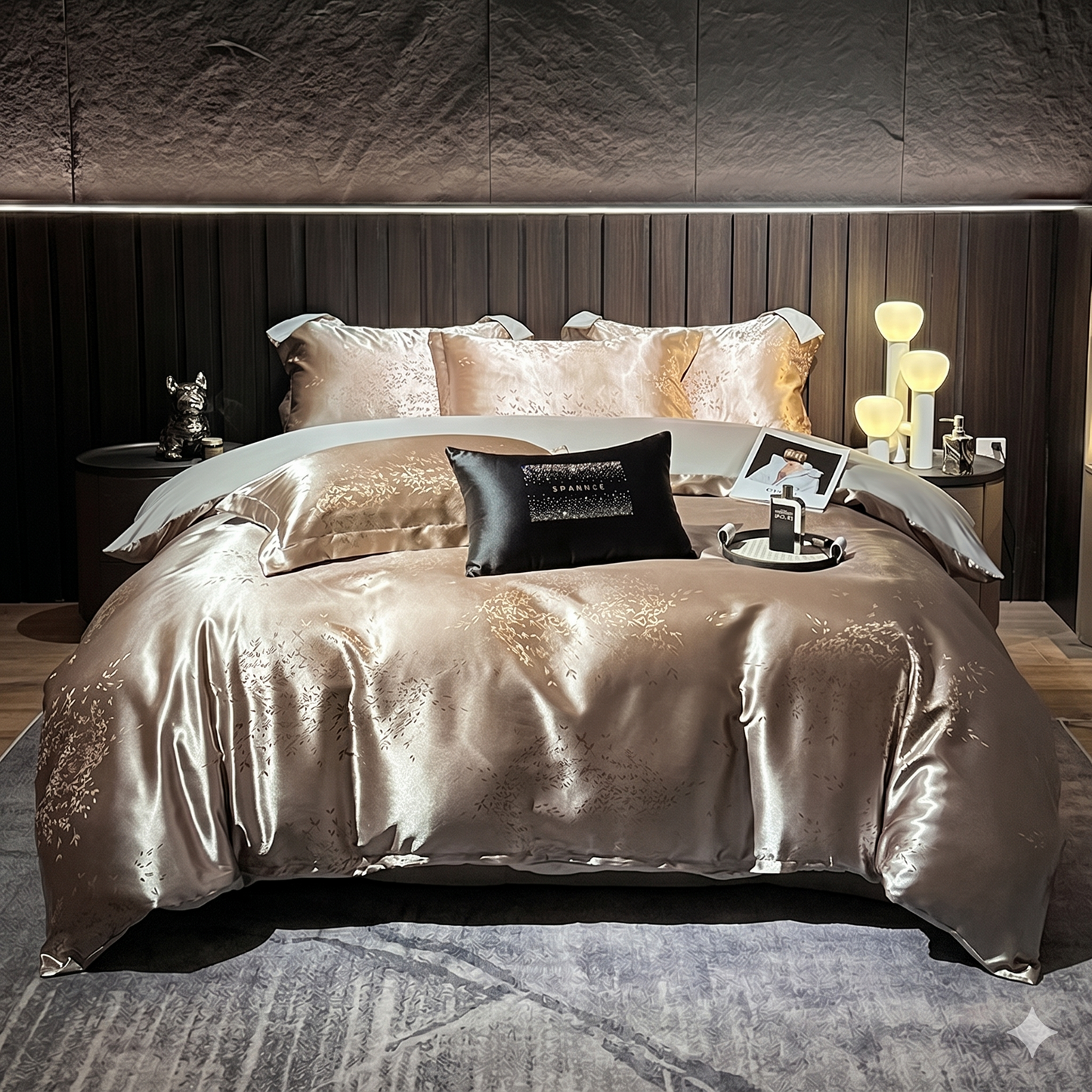 PureJacquard Chic – Le confort respirant et soyeux pour un sommeil haut de gamme