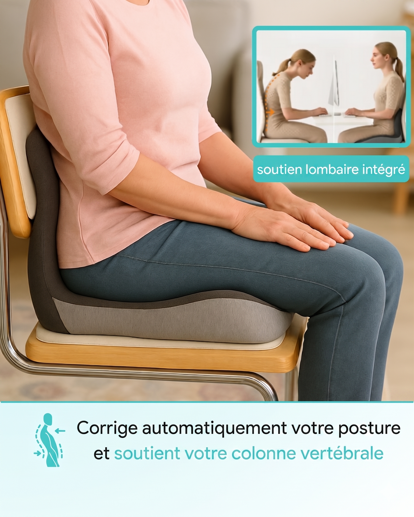 Hewilla – Le coussin ergonomique qui libère votre dos du quotidien