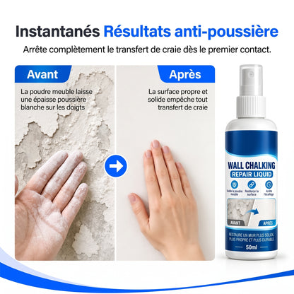 DustLock – Scelle instantanément le plâtre altéré et élimine l'effritement pour créer une base solide et durable