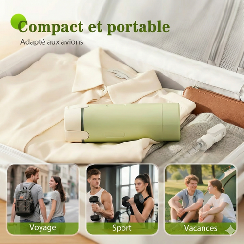 Set de Bouteilles de Voyage 4-en-1 – Solution Compacte & Anti-Fuite – Accessoire Indispensable pour Trousse de Toilette