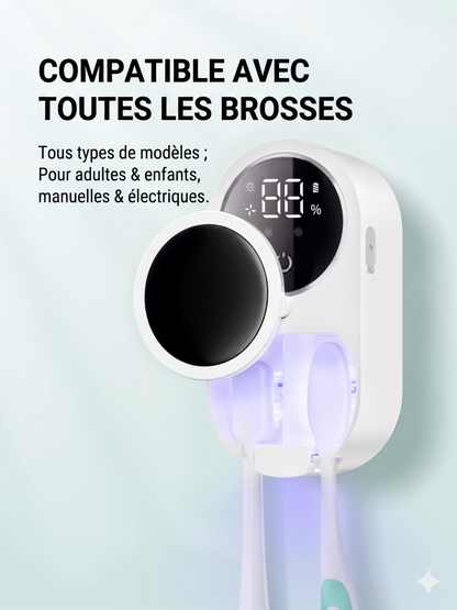 PureBrush – Le stérilisateur UVC intelligent pour une brosse à dents toujours saine et sèche