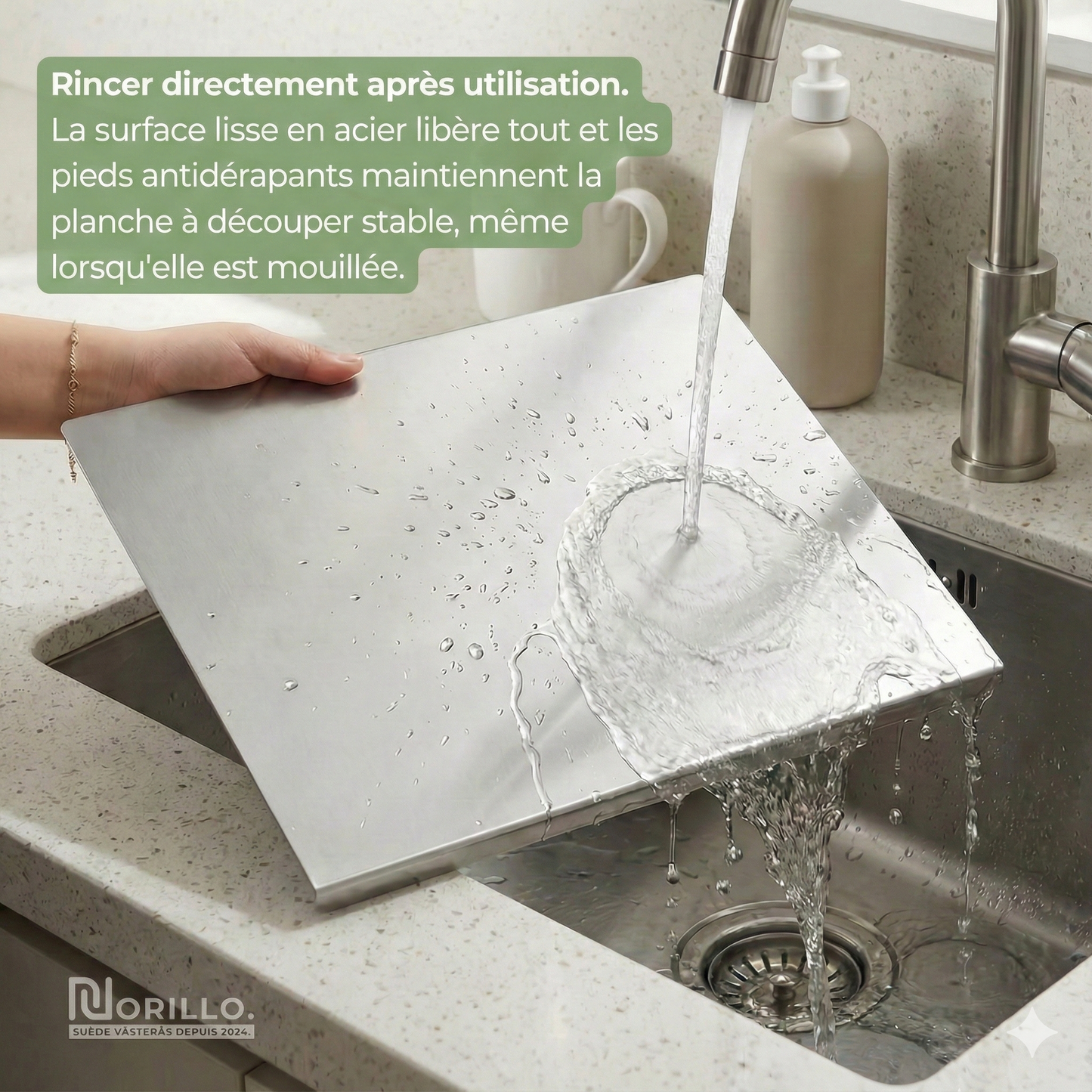 InoxBoard™ – L'hygiène absolue à chaque découpe