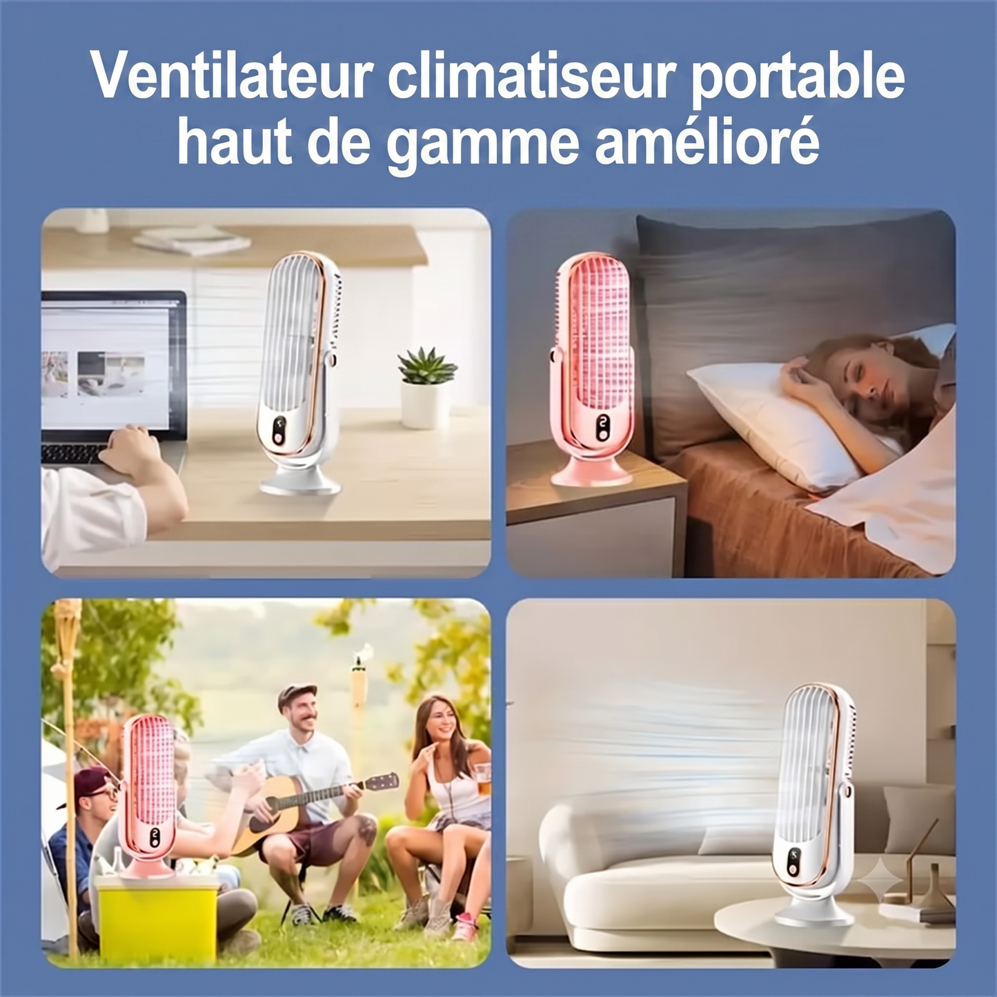 BreezeMax Pro – Le mini ventilateur portable à 5 vitesses