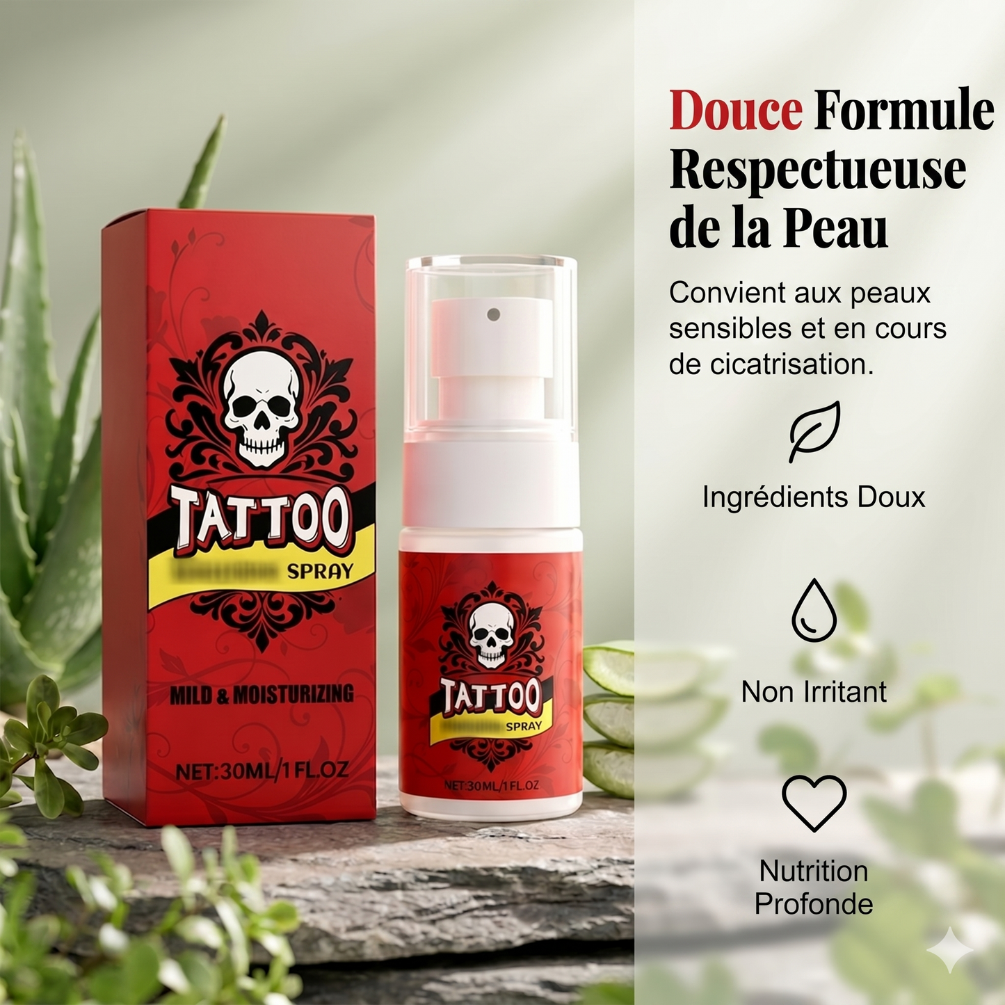 TattooGlow Pro – Le spray de soin quotidien pour des tatouages aux couleurs éclatantes