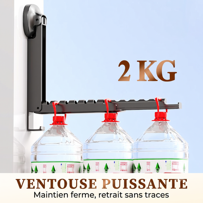 InvisiDry – Étendoir extensible invisible et pliable