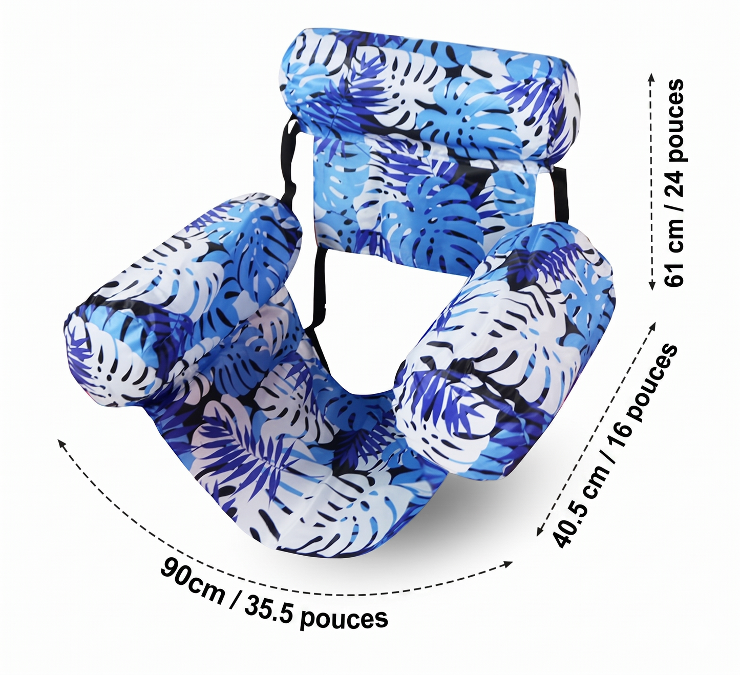 AquaLoung – Le siège ergonomique avec porte-gobelet intégré pour un confort chic et absolu sur l'eau