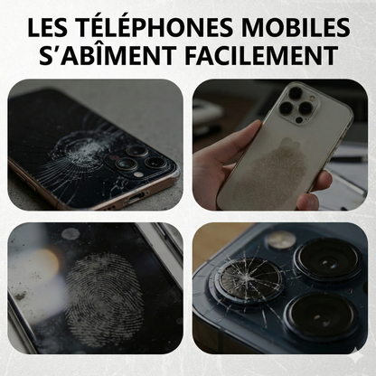 oque Magnétique Anti-Traces pour iPhone (Séries 12 à 17) – Protection Mat Anti-Empreintes & Compatible Charge Sans Fil