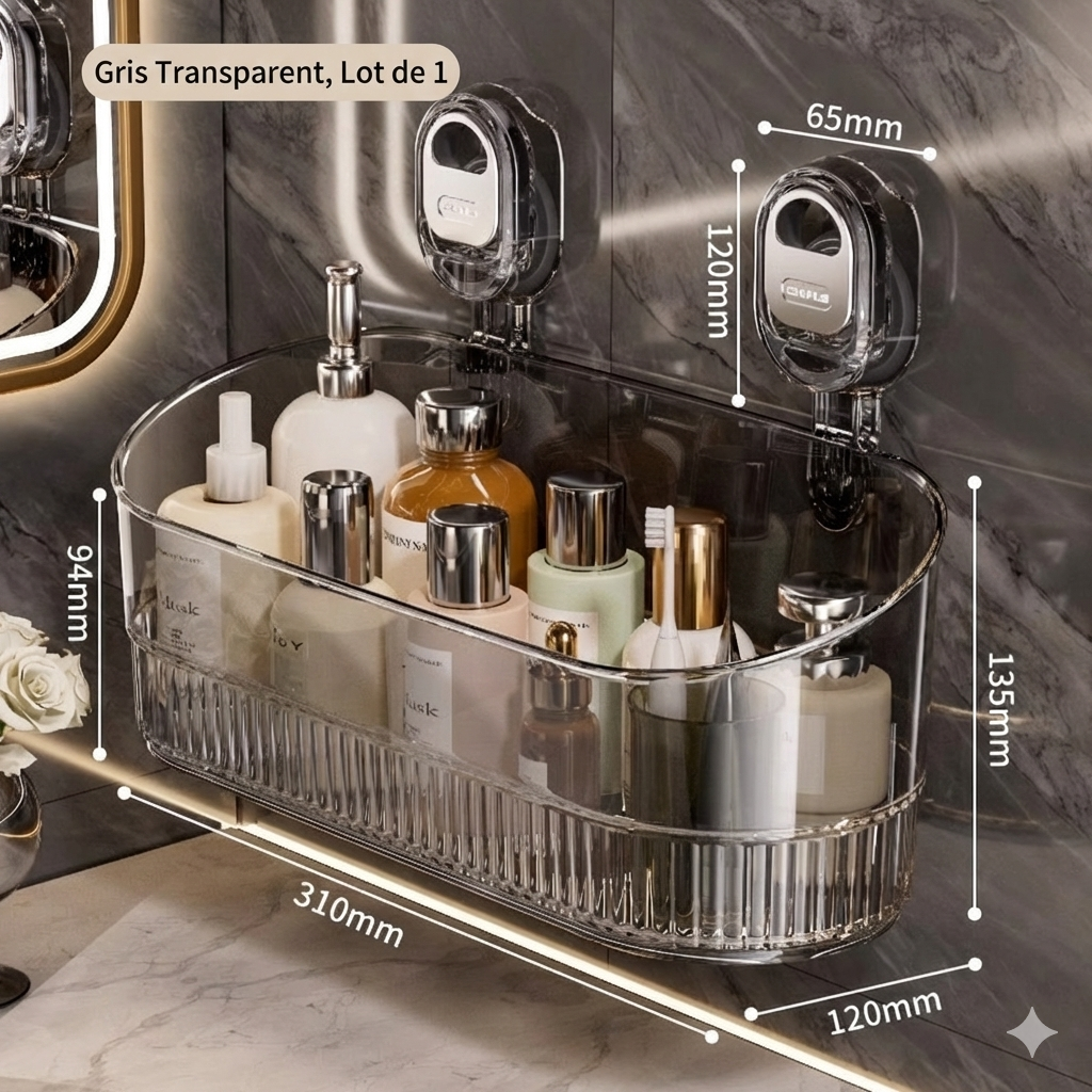 Étagère Murale™ – Sans perçage, fixation ultra-forte   （Lot de 2 pièces ）