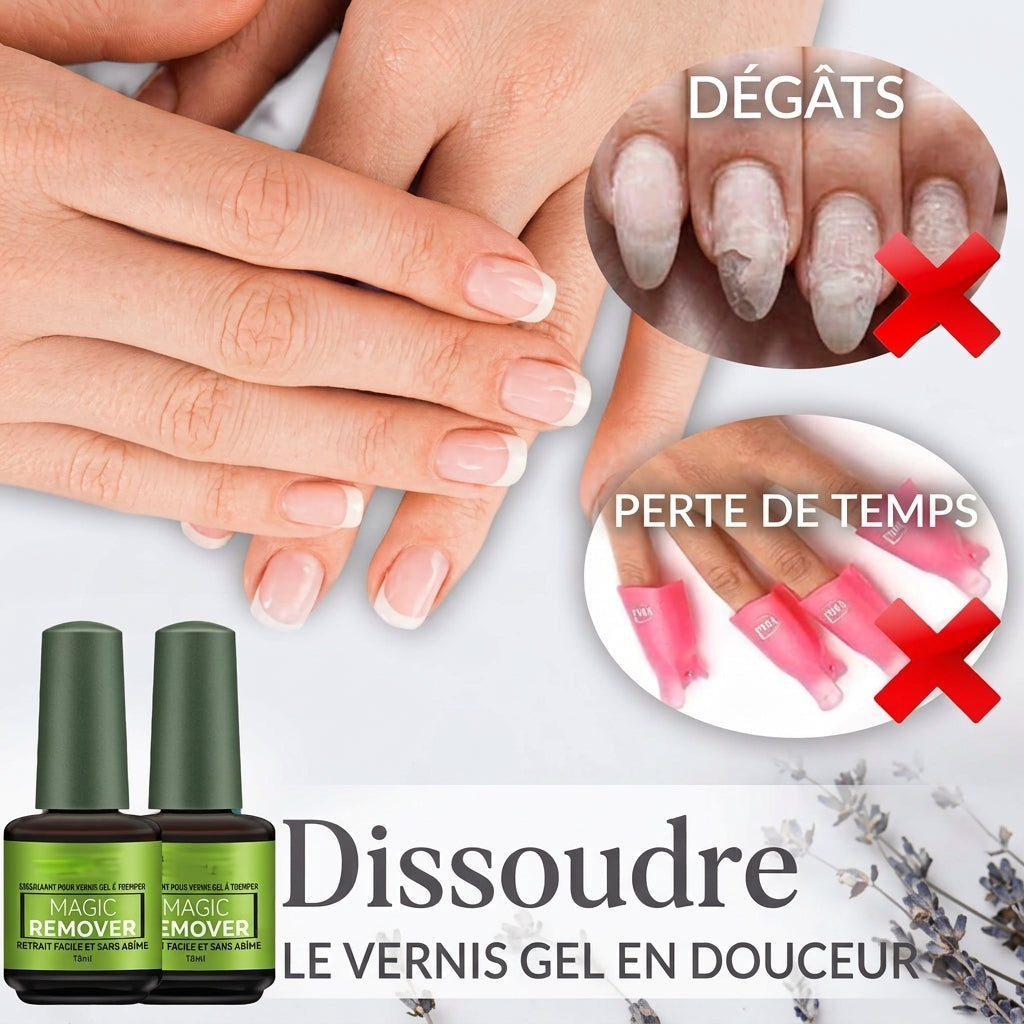 MagicRemove – Retrait facile et rapide de votre vernis semi-permanent ou gel directement depuis la maison