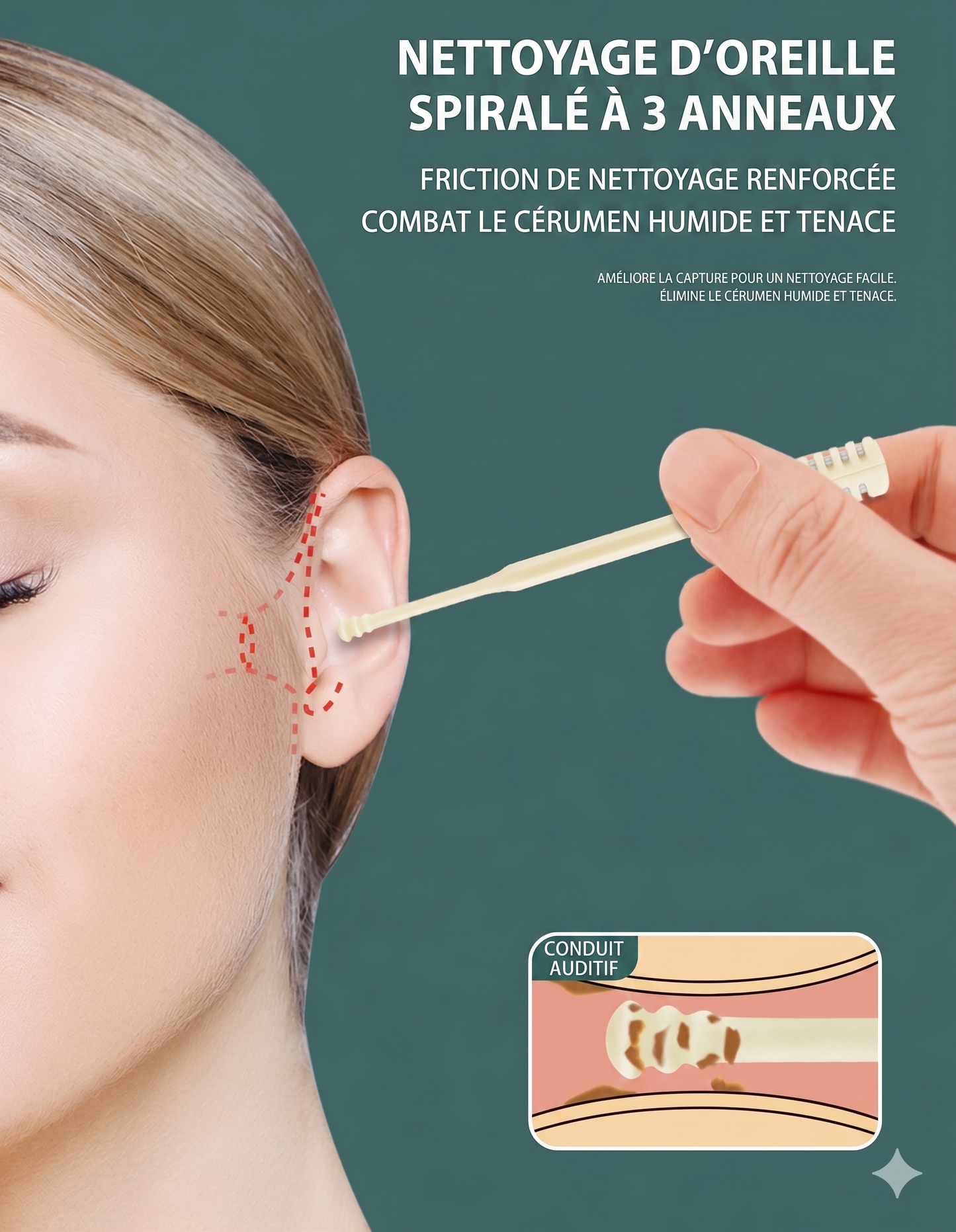 PocketTrim Pro – L'accessoire rotatif de précision pour les poils du nez et des oreilles