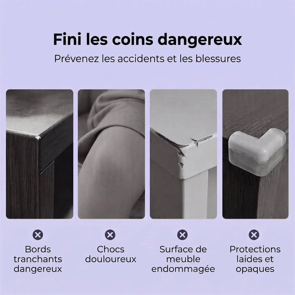 SoftShock – Technologie gel souple absorbant instantanément les chocs pour une protection optimale. Lot de 20