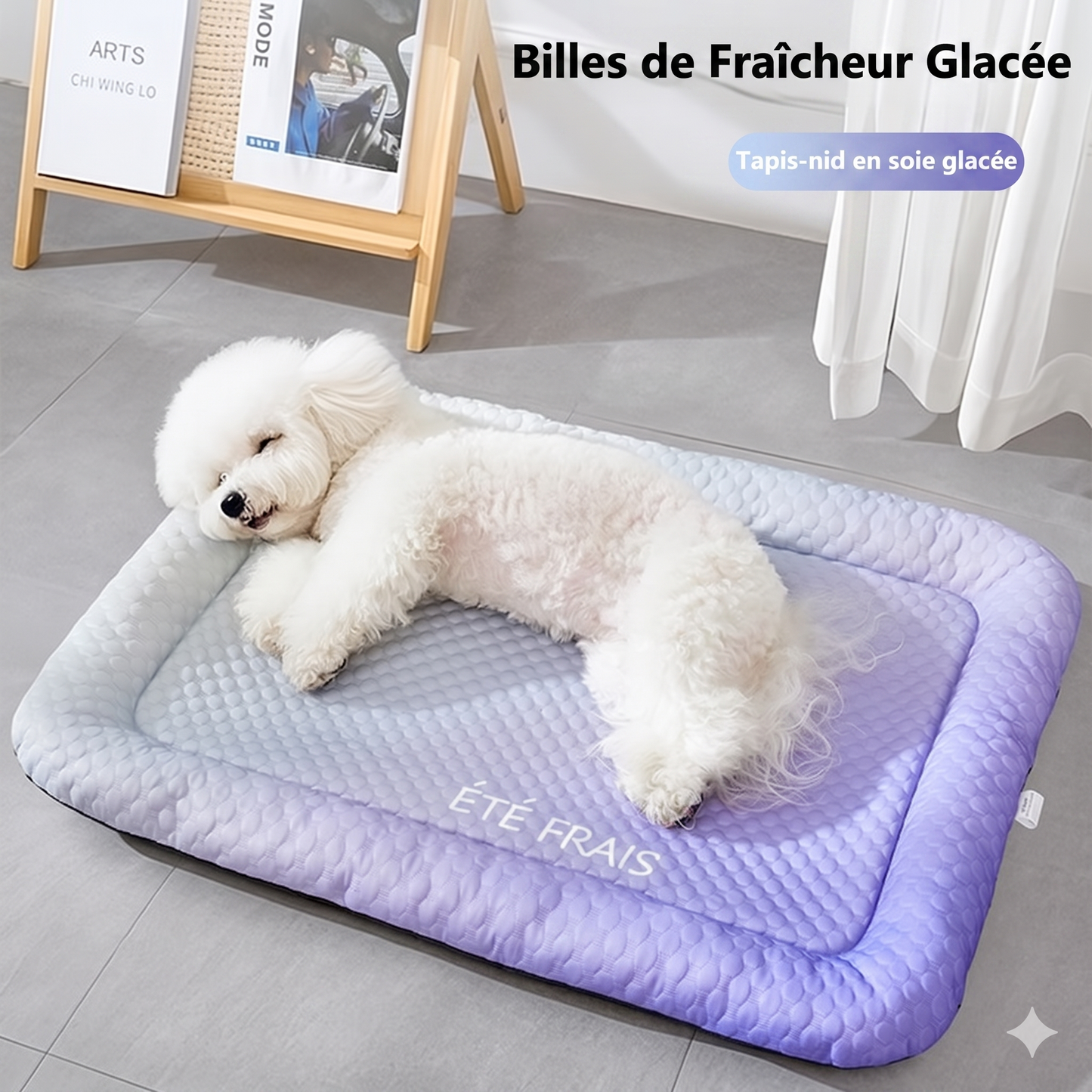 ChillMat – Le tapis rafraîchissant en soie de glace pour animaux