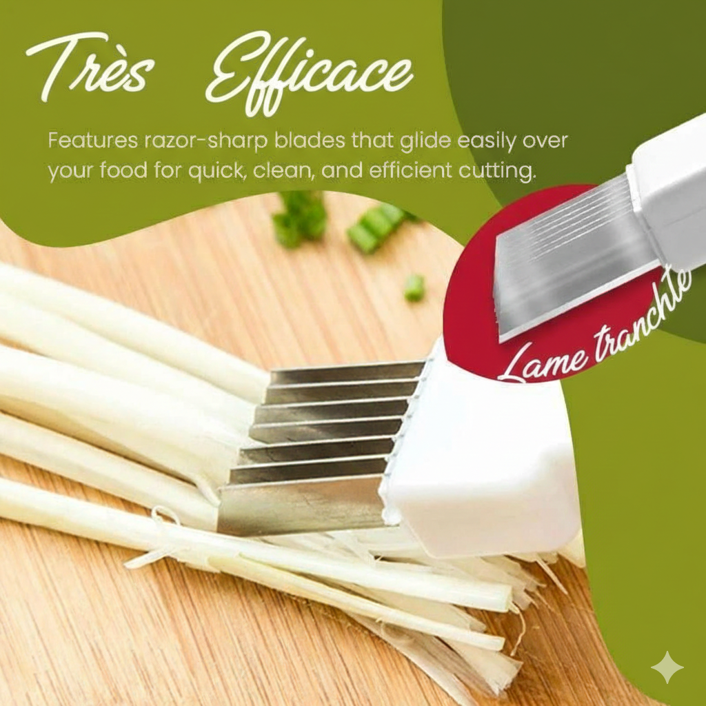 FlashSlice™ –6 lames pour un émincé parfait en un geste   （1 ACHETÉ = 1 OFFERT）