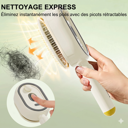ScalpMist Pro – La brosse massante 2-en-1 avec spray nourrissant intégré