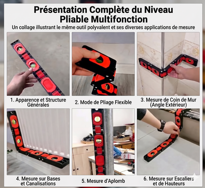 FlexiLevel – Le niveau pliable et magnétique pour des mesures de haute précision