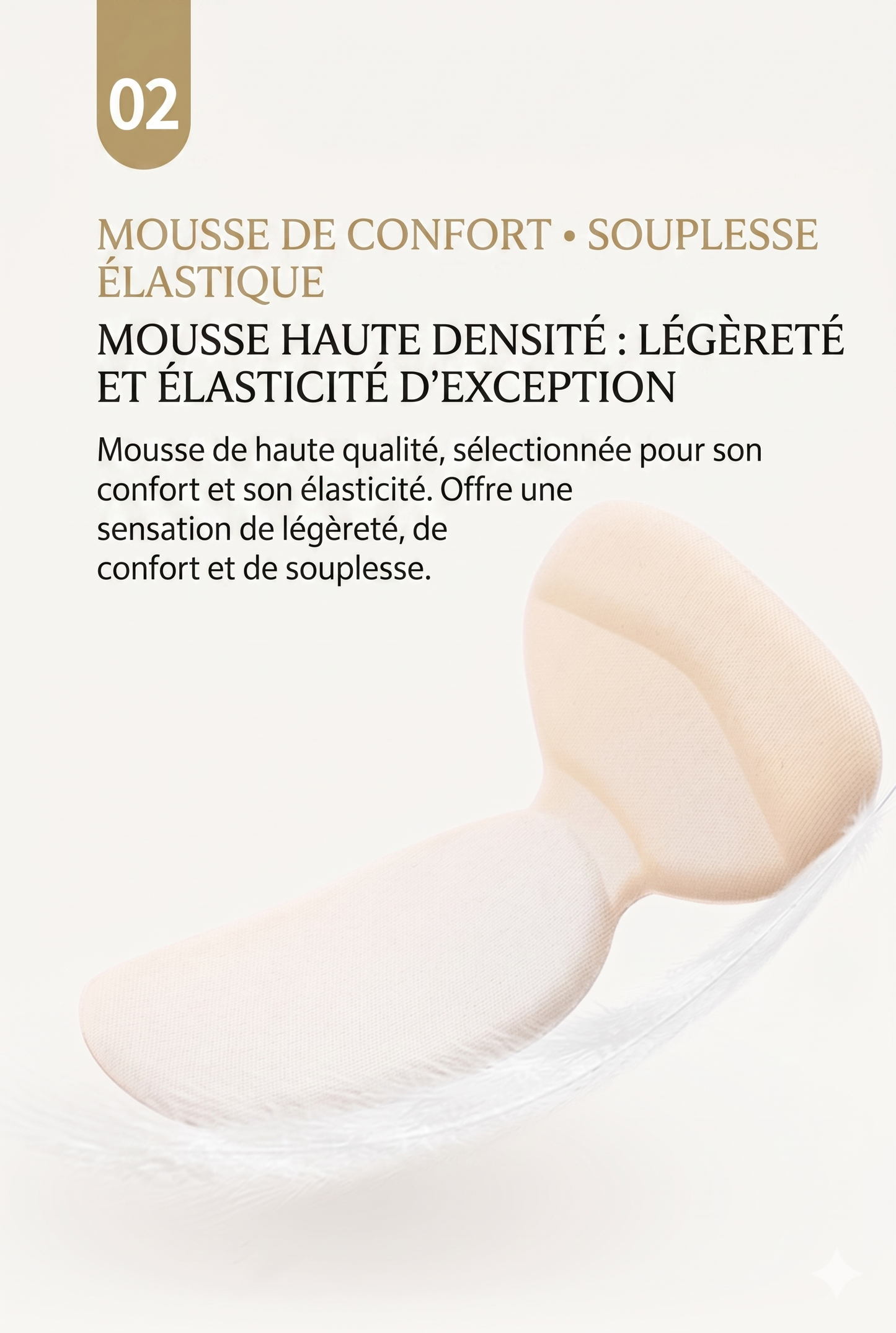 ComfyStep 2-en-1 – Le coussinet talon et semelle pour un confort absolu sans ampoules