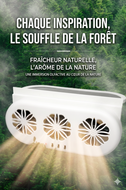 AutoPur – L'extracteur d'air silencieux à 3 turbines pour éliminer la chaleur extrême et les odeurs tenaces