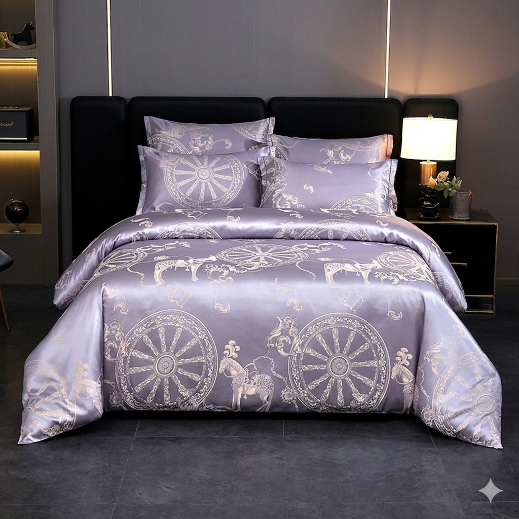 PureJacquard Chic – Le confort respirant et soyeux pour un sommeil haut de gamme