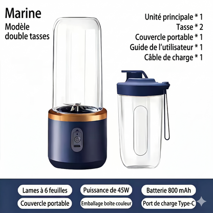BlendGo – Le mini-mixeur portable et sans fil pour vos jus frais