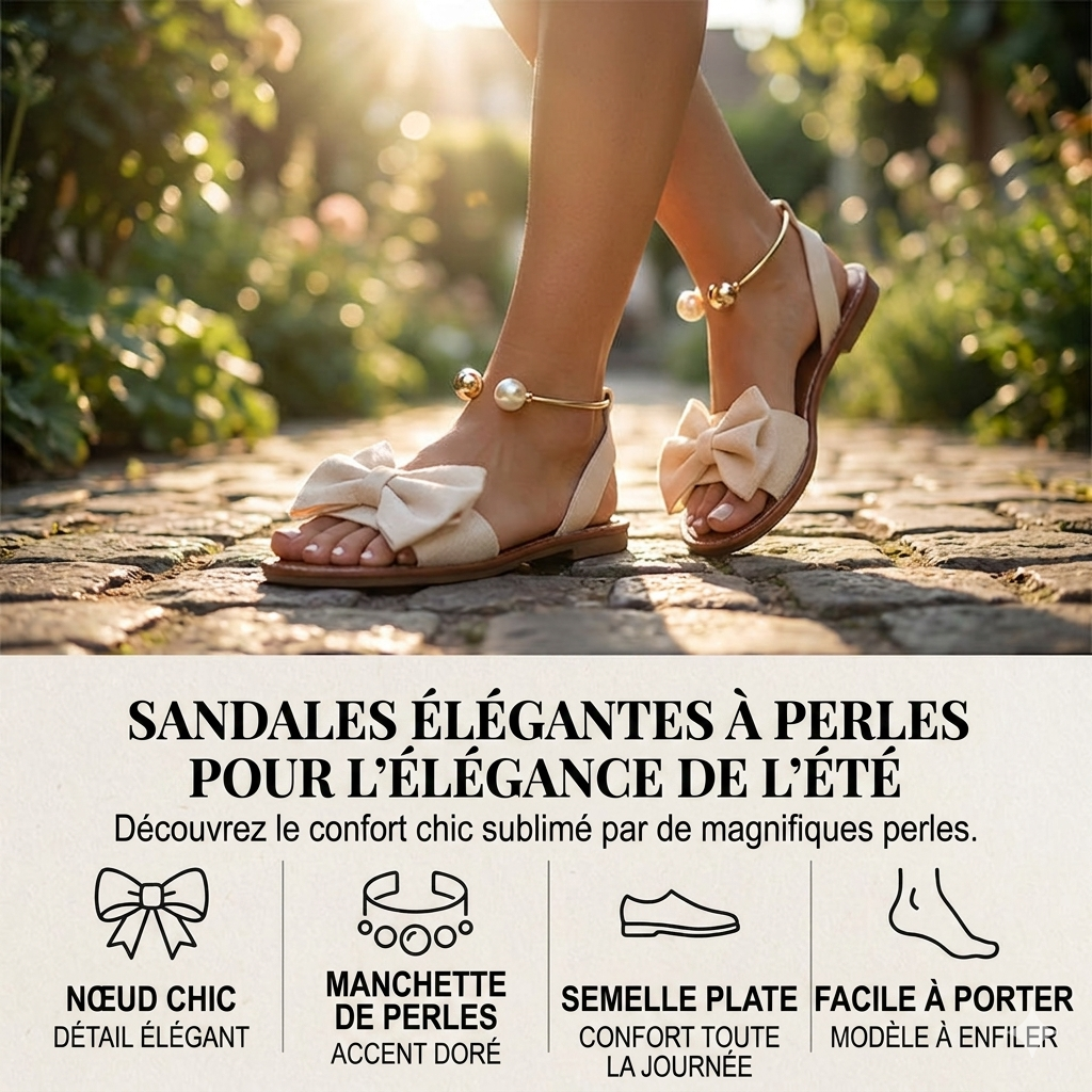 SummerLuxe – Le confort absolu allié au chic d'une sandale haute couture