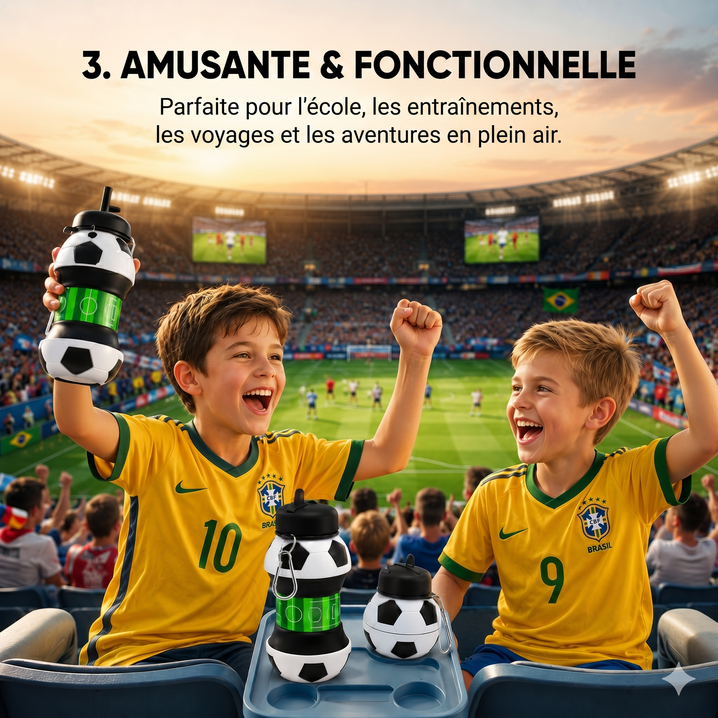 KidFlate Sport – La gourde pliable qui donne le goût de bouger