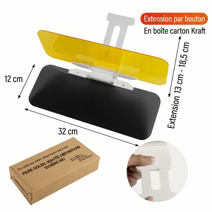 VisioSafe Pro – Le pare-soleil 2-en-1 jour et nuit pour une conduite sécurisée et sans éblouissement