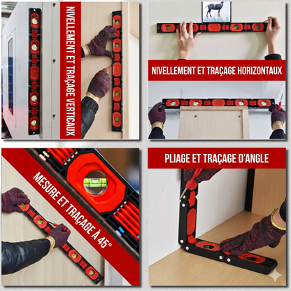 FlexiLevel – Le niveau pliable et magnétique pour des mesures de haute précision