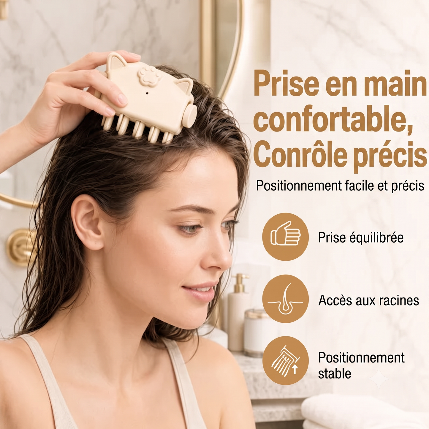 VoluRoot – Pince chauffante sans fil pour un volume généreux dès la racine