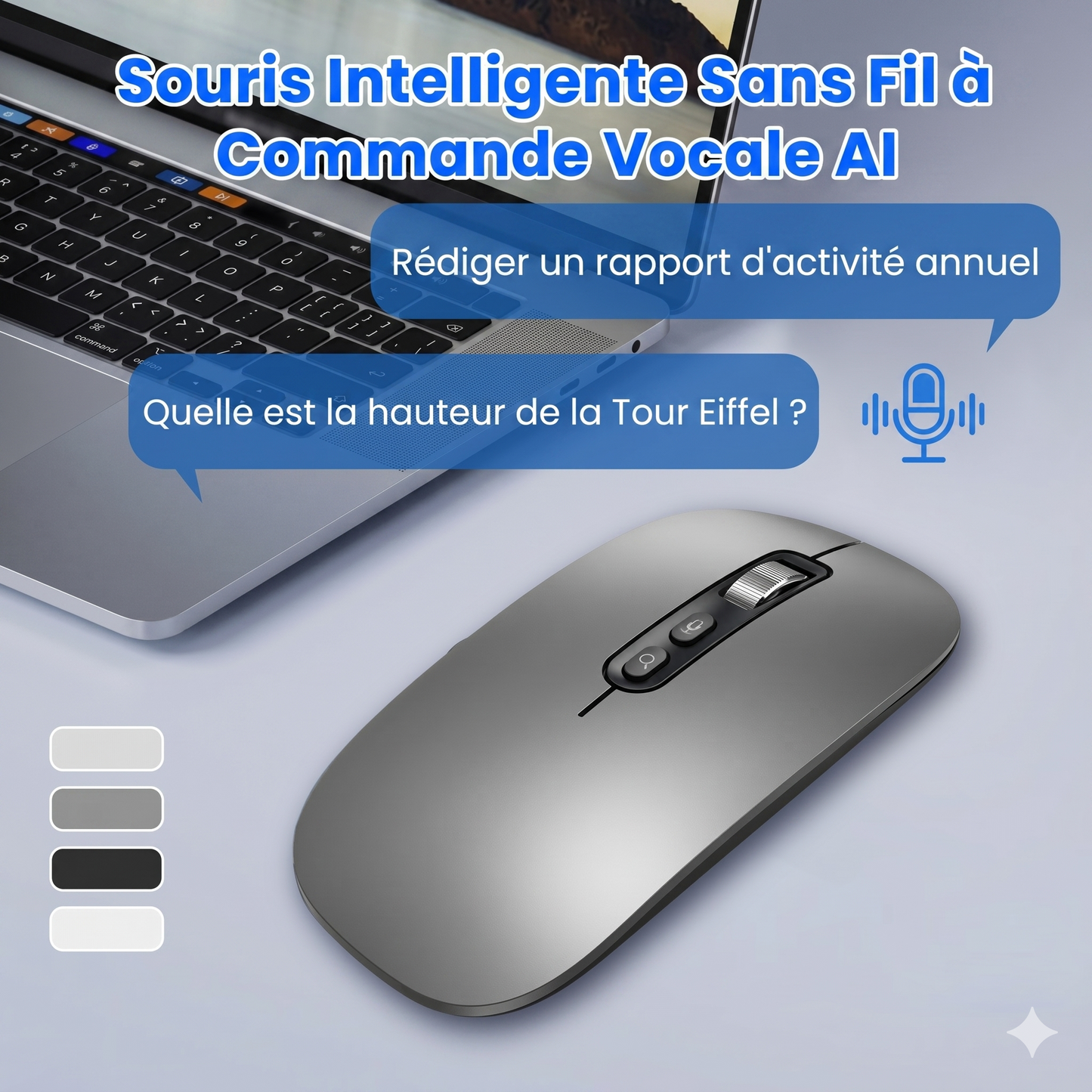 VoiceMouse – La souris intelligente avec commande vocale et traduction par IA