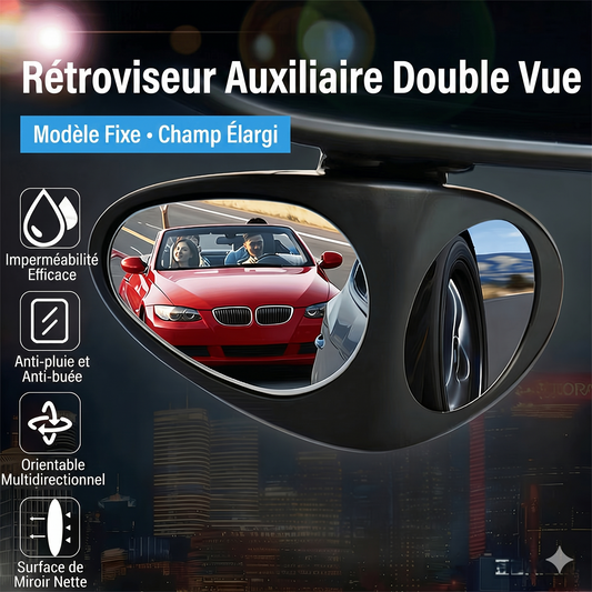 DualView 360 – Le double miroir d'angle mort pour une vision élargie et une conduite sécurisée