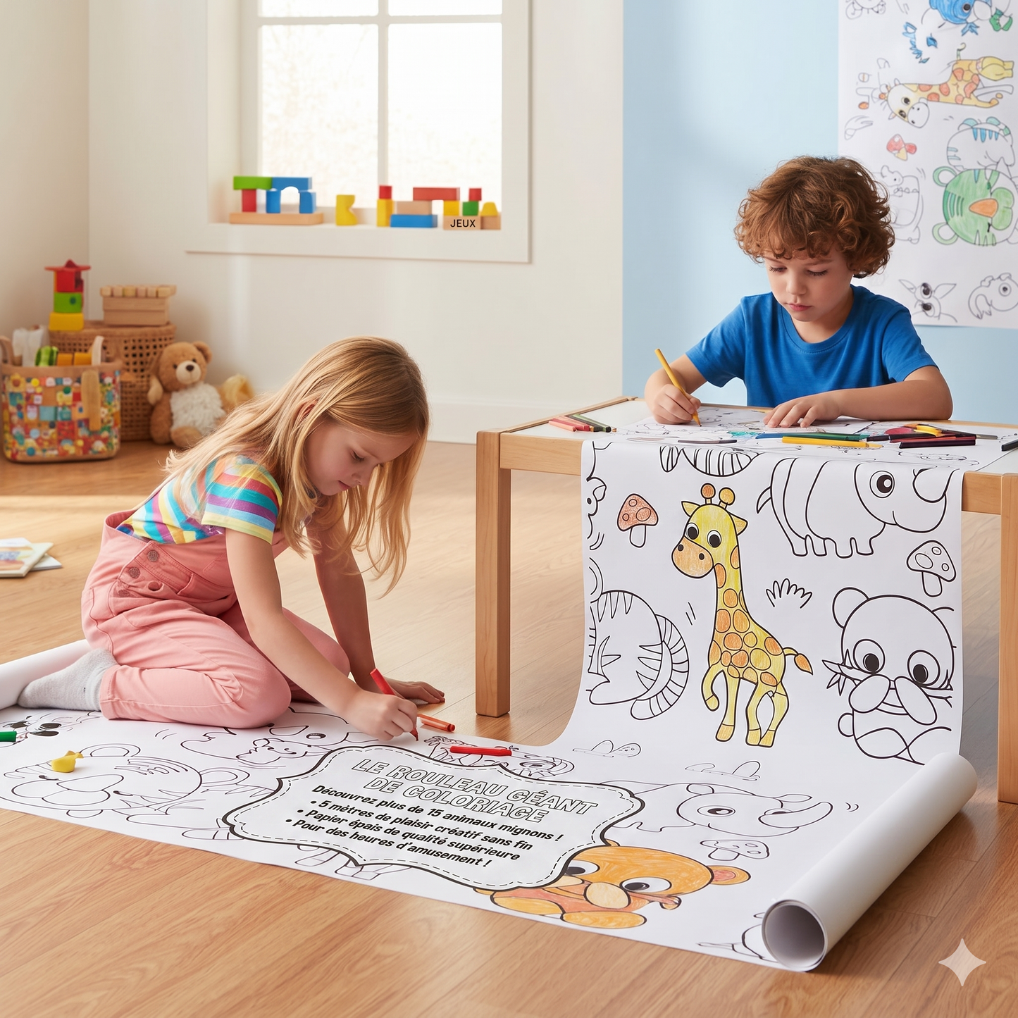 ColorRoll – Le rouleau artistique découpable pour enfants