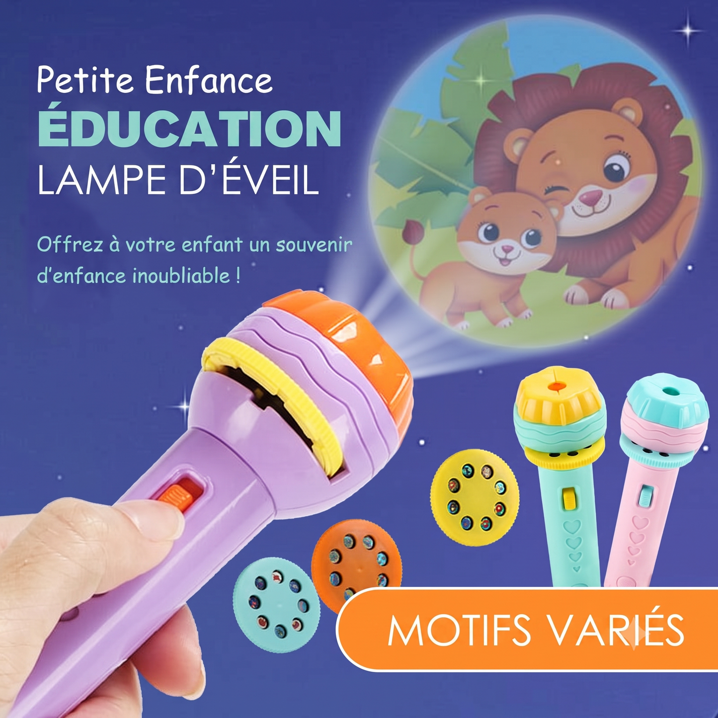 MagicProj – Projection d'images captivante pour explorer un monde animal magique