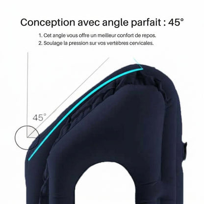 SleepCloud – Le coussin de voyage ergonomique gonflable
