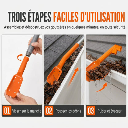 TryggRens – Nettoyez vos gouttières depuis le sol