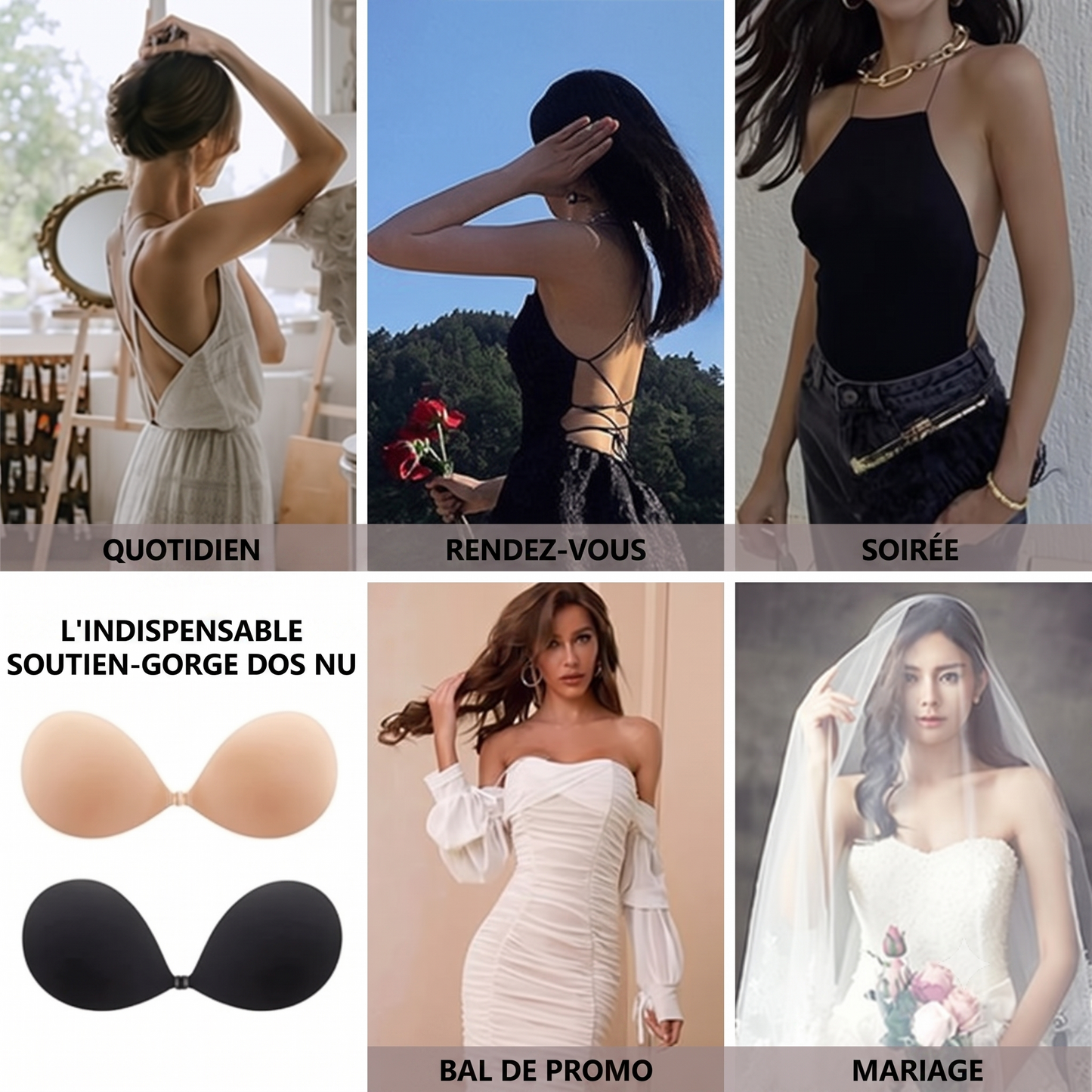SecretLift – Le soutien-gorge adhésif invisible et galbant